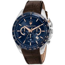 R8871612037 Traguardo Limited Edition Chronograph Dial Quartz 100M Mens Watch, Black & Blue -  Maserati, R8871612037-