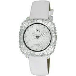 Picture of Adee Kaye AK2722-S.-.NS Liberty - G2 Collection Crystal Accents Mother of Pearl Dial Quartz Womens Watch, Blue