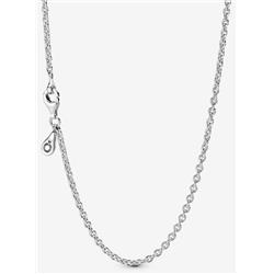 Picture of Pandora 590200-45 Sterling Silver Cable Chain Necklace for Women&#44; White - Adult