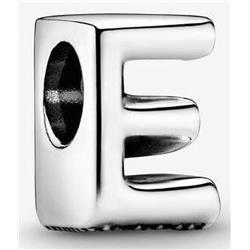 Picture of Pandora 797459 Letter E Alphabet Sterling Silver Charm for Women&#44; Black - Adult