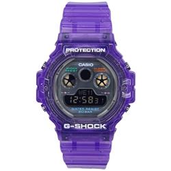 DW-5900JT-6 G-Shock Digital Joy Topia Series Purple Quartz 200M Mens Watch, White - Adult -  Casio