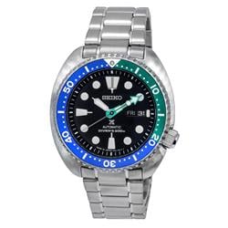 SRPJ35J1 Prospex Sea Turtle Tropical Lagoon Special Edition Automatic Divers 200M Mens Watch, Black - Adult -  Seiko