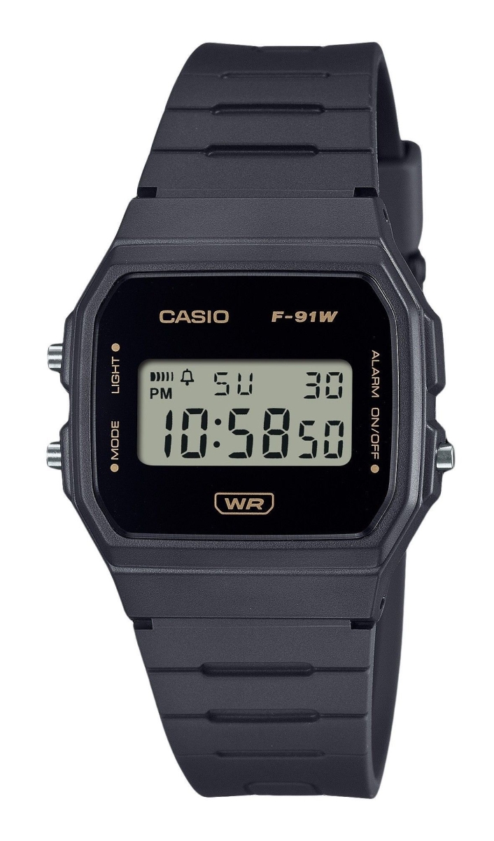 Picture of Casio F-91WB-8A 35.20 x 8.5 mm Pop Digital Gray Bio Based Resin Strap Quartz Unisex Watch