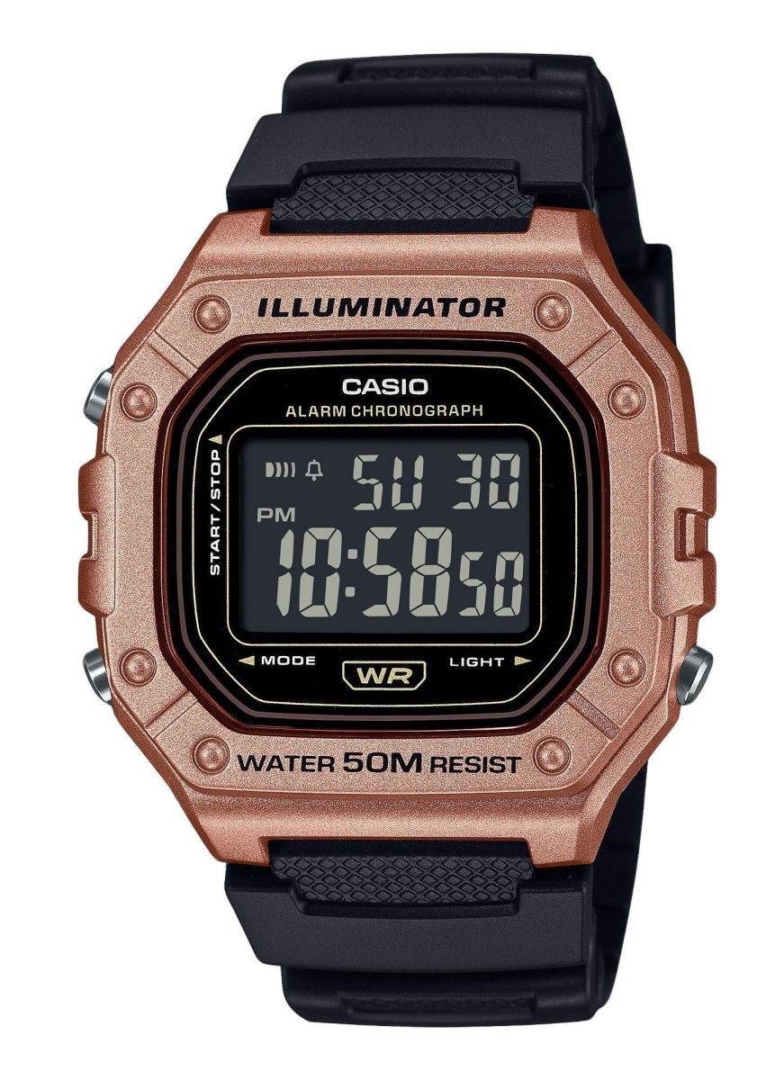 Picture of Casio W-218HM-5BV 43.20 x 11 mm Standard Digital Resin Strap Quartz Mens Watch