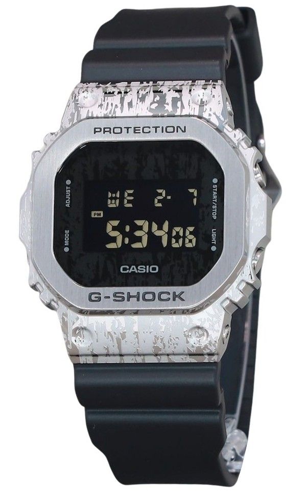 Picture of Casio GM-5600GC-1 43.20 x 12.90 mm G-Shock Digital Grunge Camouflage Series Gray Dial Quartz 200 m Mens Watch