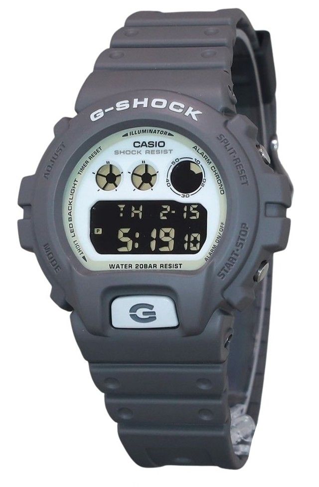 Picture of Casio DW-6900HD-8 50 x 18.70 mm G-Shock Hidden Glow Digital Resin Strap Quartz 200 m Mens Watch