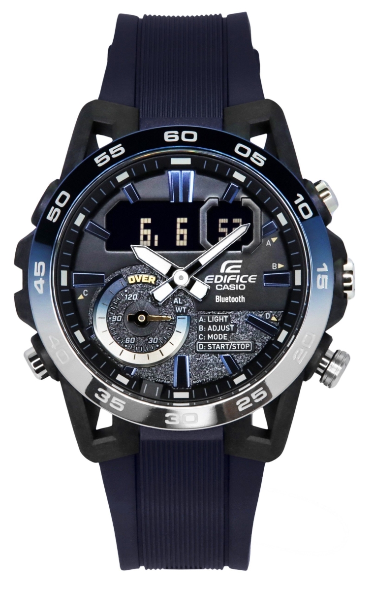 Picture of Casio ECB-40NP-1A 48 x 12.70 mm Edifice Sospensione Nighttime Drive Analog Digital Smartphone Link Quartz 100 m Mens Watch