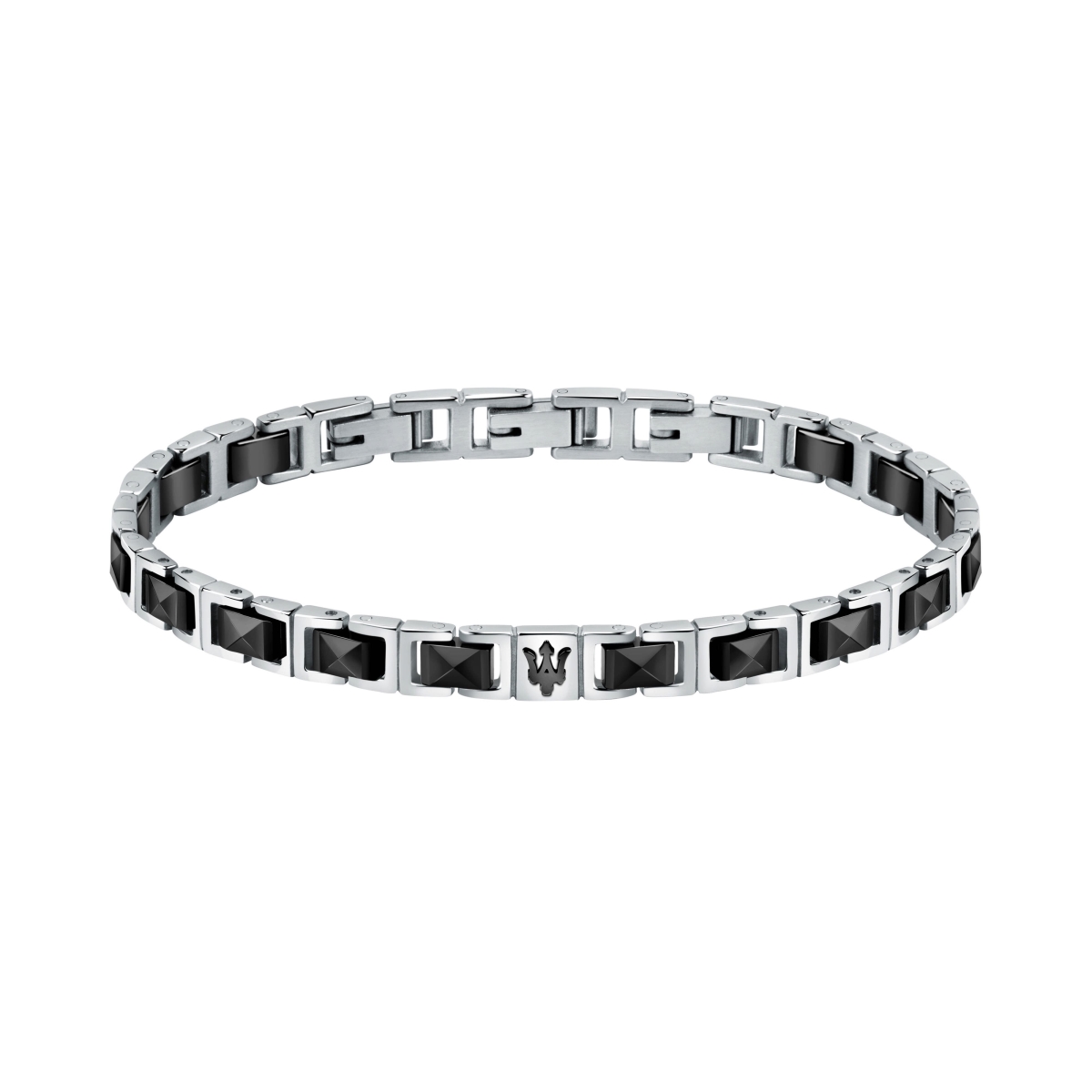 Picture of Maserati Accessories JM420ATI07- Stainless Steel & Ceramic Bracelet for Men