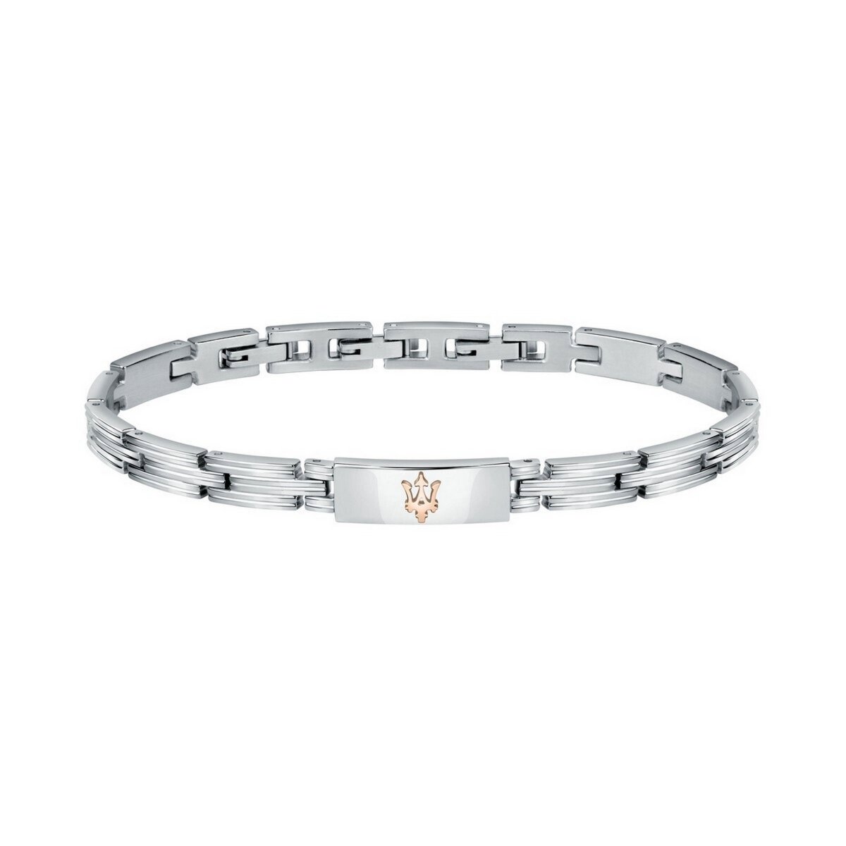 Picture of Maserati Accessories JM121ATK12- Iconic Stainless Steel Bracelet for Men