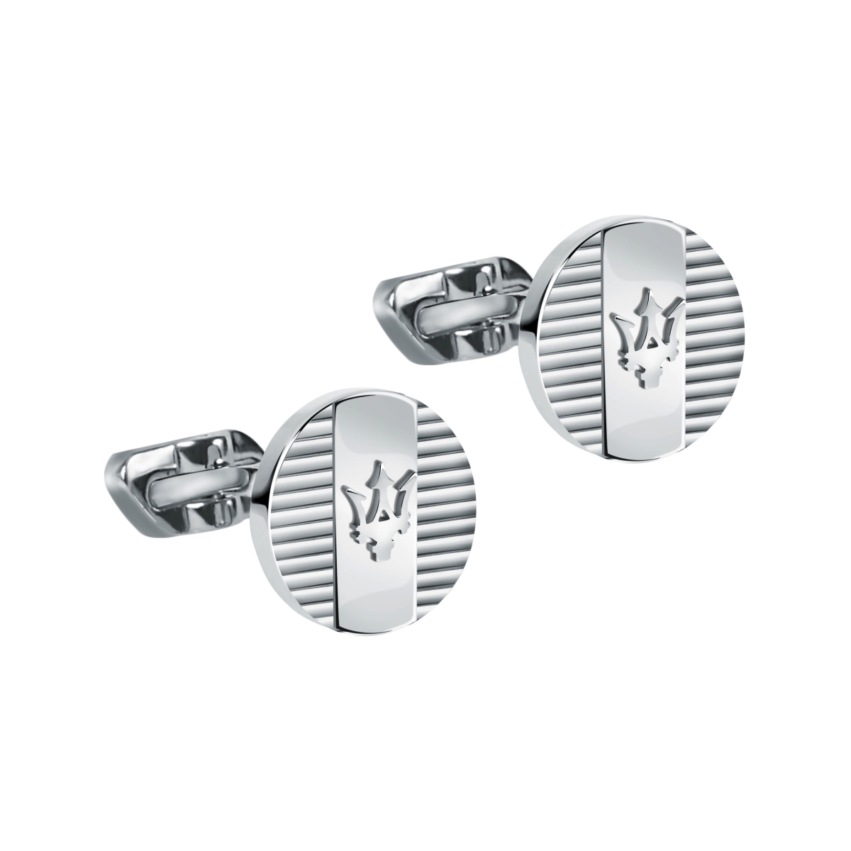 Picture of Maserati Accessories JM121ATK13- Stainless Steel Cufflinks for Men