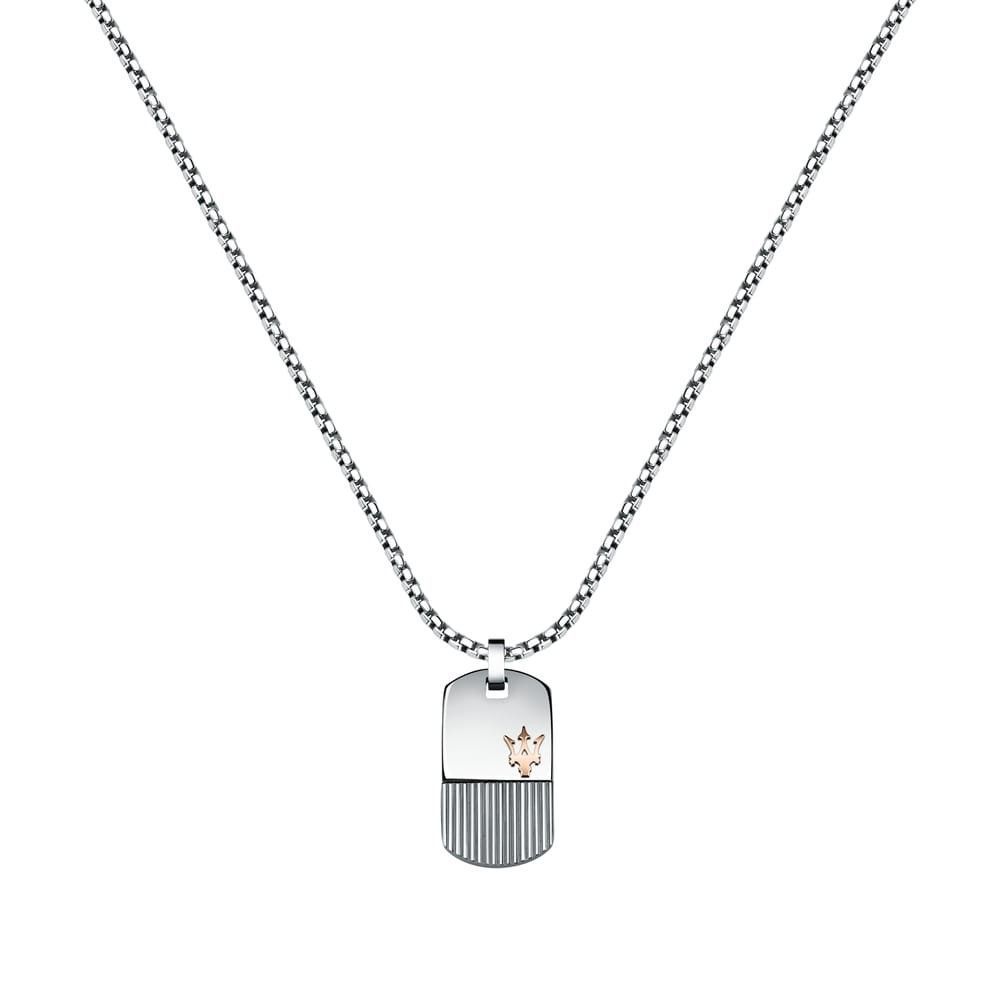 Picture of Maserati Accessories JM121ATK08- Stainless Steel Necklace for Men