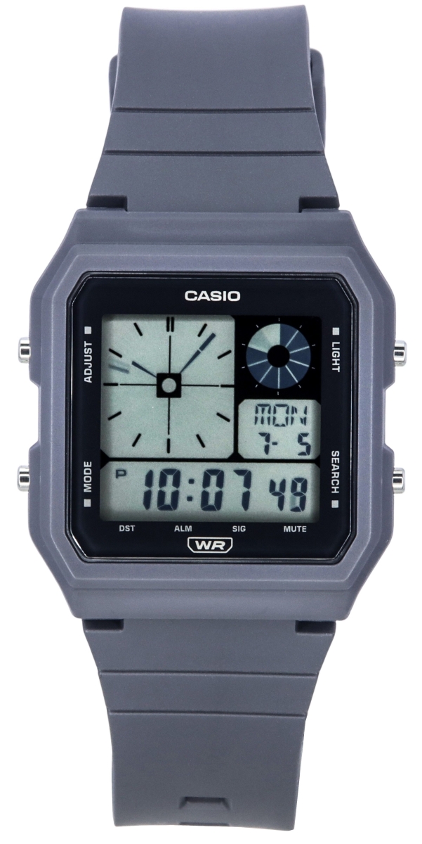 Picture of Casio LF-20W-8A2 33.70 x 8.60 mm Pop Digital Gary Resin Strap Quartz Unisex Watch