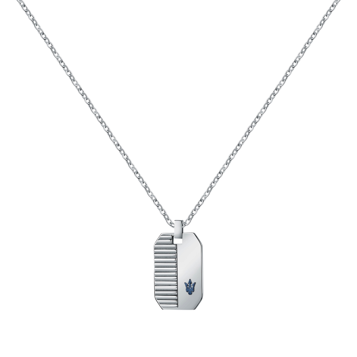Picture of Maserati Accessories JM222AVD02- Stainless Steel Necklace with Charm for Men