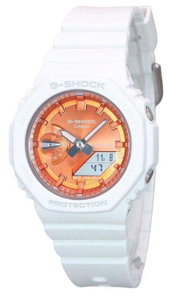 GMA-S2100WS-7A 42.90 x 11.20 mm G-Shock Analog Digital Seasonal Collection 2023 Orange Dial Quartz 200 m Womens Watch -  Casio