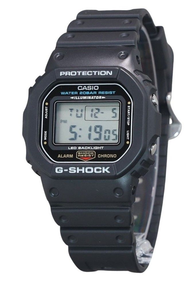Picture of Casio DW-5600UE-1 42.80 x 13.40 mm G-Shock Digital Resin Strap Quartz 200 m Mens Watch