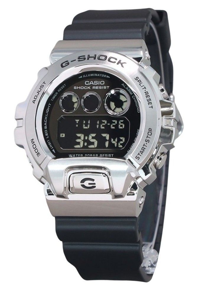 Picture of Casio GM-6900U-1 49.70 x 18.60 mm G-Shock Digital Metal Bezel Resin Strap Quartz 200 m Mens Watch