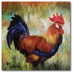 24 x 24 in. Rooster Gallery-Wrapped Canvas Wall Art