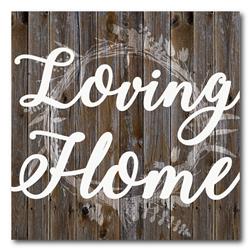 30 x 30 in. Loving Home Gallery-Wrapped Canvas Wall Art