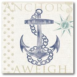30 x 30 in. Maritime I Gallery-Wrapped Canvas Wall Art