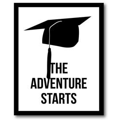 30 x 40 in. The Adventure Starts Gallery-Wrapped Canvas Wall Art