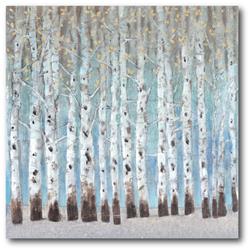 30 x 30 in. Burch Tree with Snowfall Gallery-Wrapped Canvas Wall Art