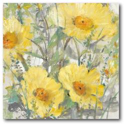 24 x 24 in. Yellow Bunch I Gallery-Wrapped Canvas Wall Art