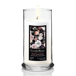 18 oz Gem Eufloria Status Candle Glass, Clear