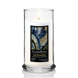18 oz Earthly Pleasures 2 Status Candle Glass, Clear