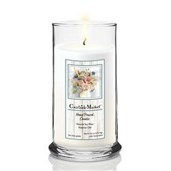 18 oz Hydrangea Retreat Status Candle Glass, Clear