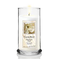 18 oz Magnolia Bloom Status Candle Glass, Clear