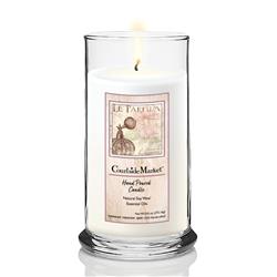 18 oz Floral Perfume Status Candle Glass, Clear