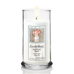 18 oz Thankful Status Candle Glass, Clear