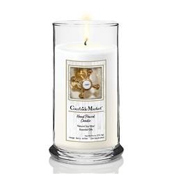 18 oz Faucet Cold Status Candle Glass, Clear
