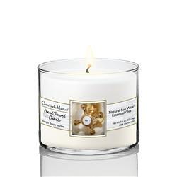 9.6 oz Faucet Hot Circular Candle Glass, Clear