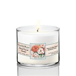 9.6 oz Naive Bouquet I Circular Candle Glass, Clear