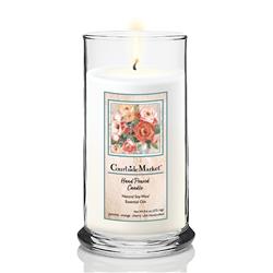 18 oz Naive Bouquet II Status Candle Glass, Clear