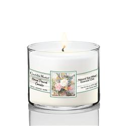 9.6 oz Table Bouquet II Circular Candle Glass, Clear