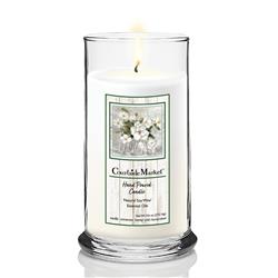 18 oz Romantic Magnolias Status Candle Glass, Clear