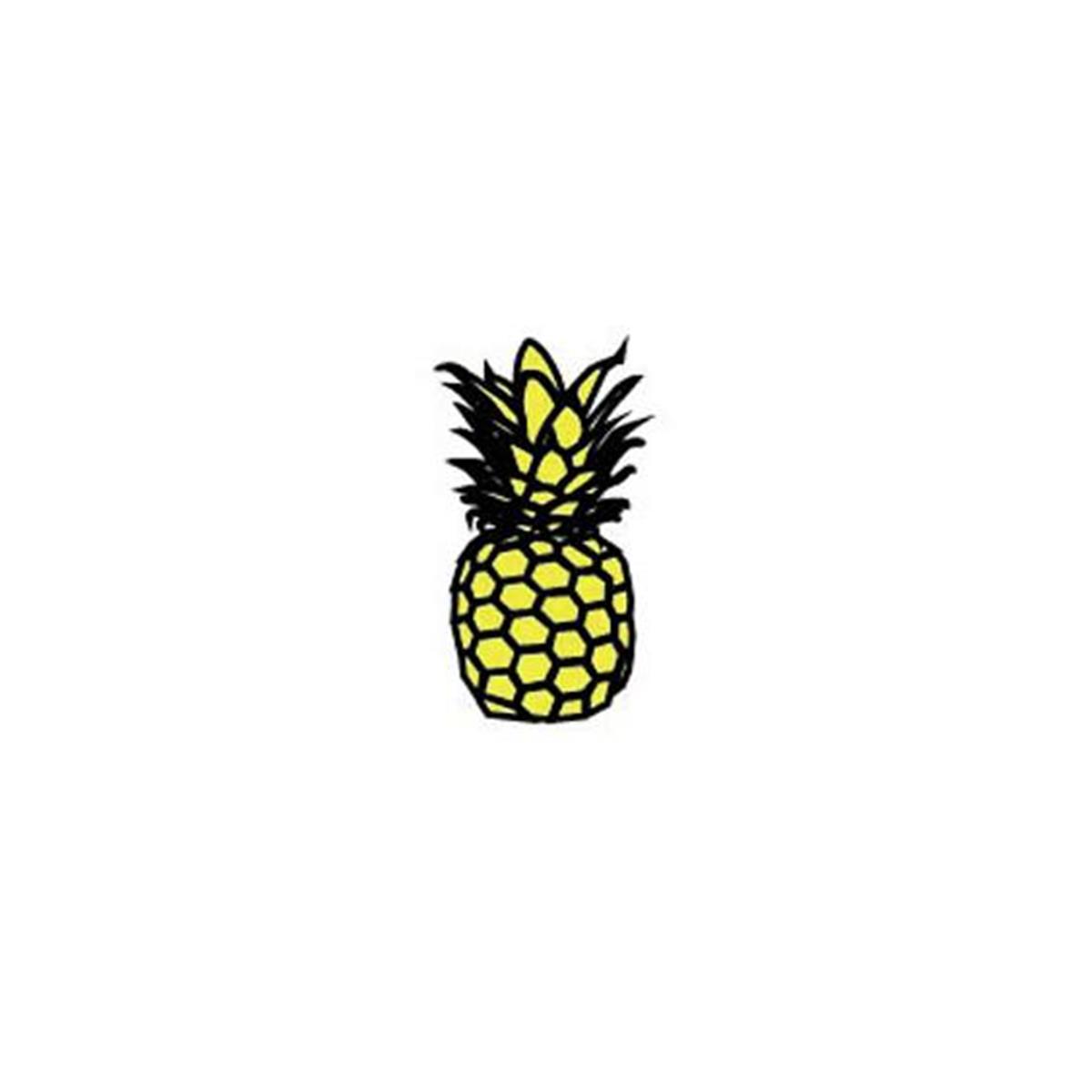 SE-0559 0.5 x 0.5 in. Incentive Stamp - Pineapple