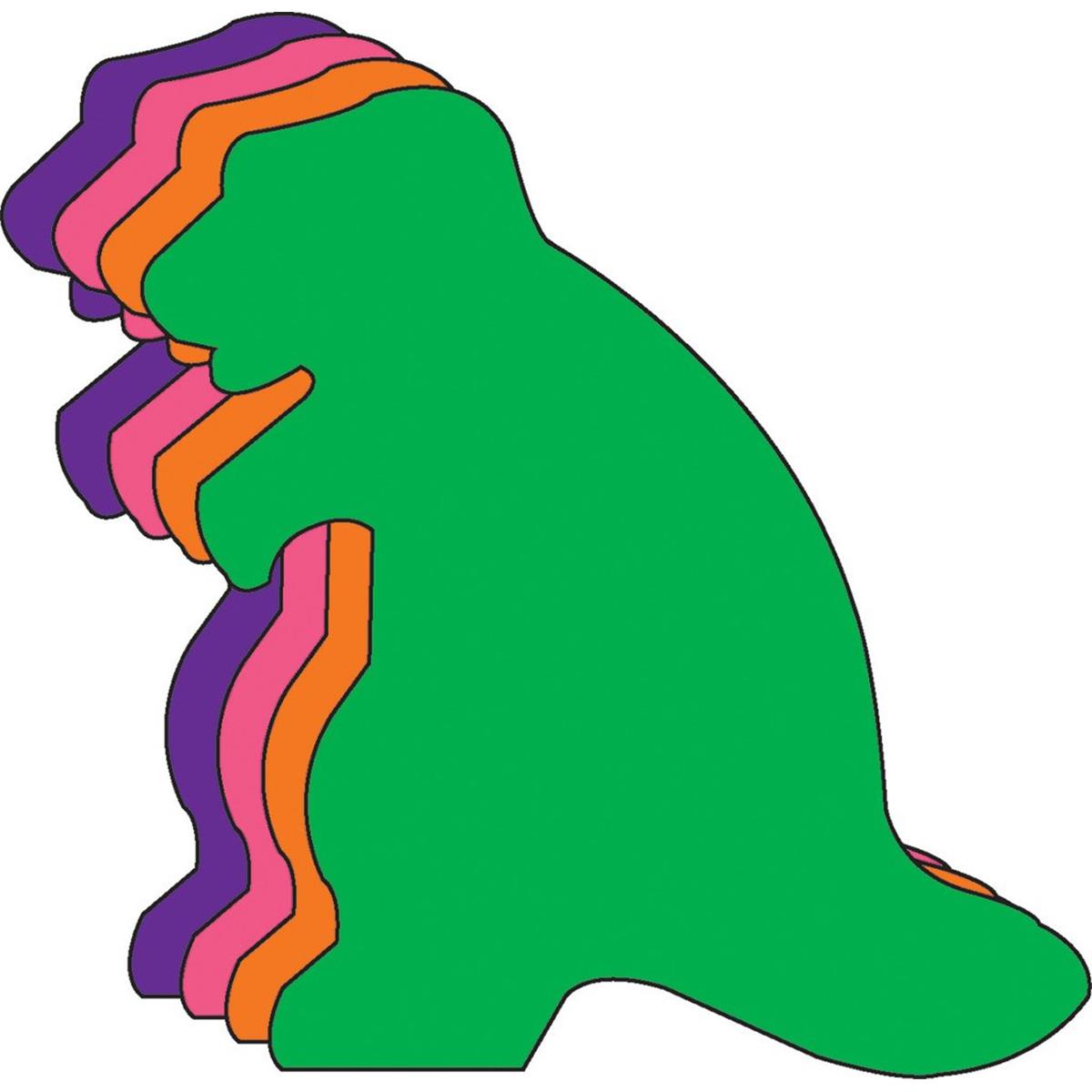 SE-0579 4.5 x 4 in. Small Assorted Creative Cut-Out, Dinosaur - 31 Sheets per Pack