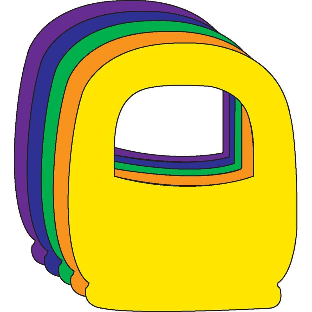 SE-0582 4.5 x 4 in. Small Assorted Creative Cut-Out, Basket - 31 Sheets per Pack