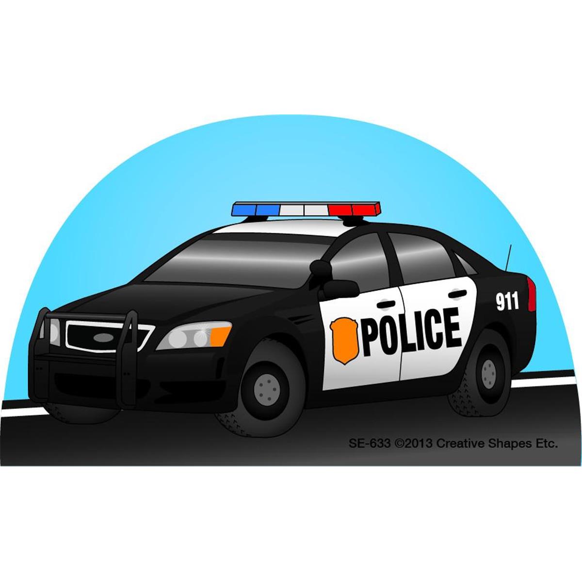 SE-0633 4.5 x 4 in. Mini Notepad, Police Car - 35 Sheets per Pack
