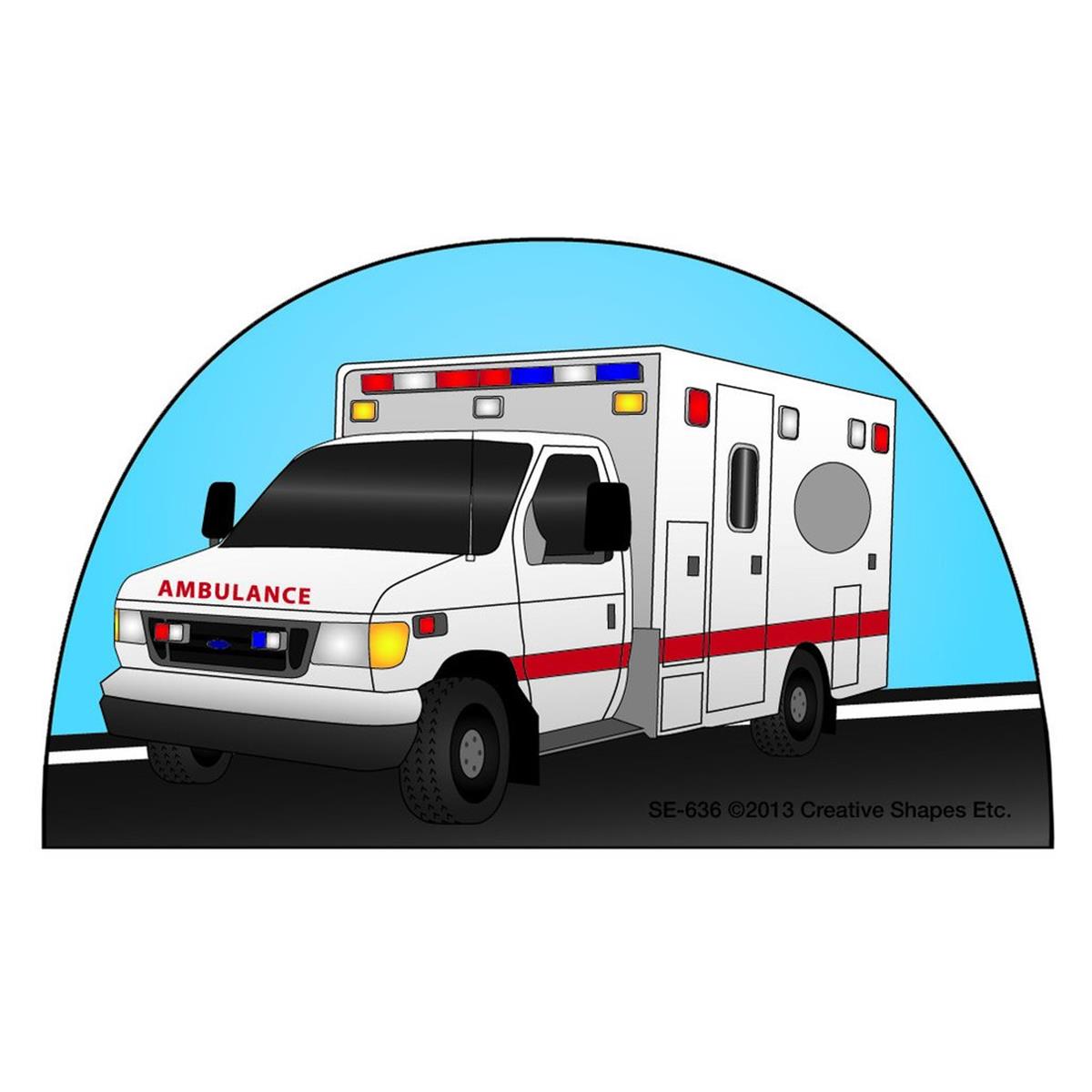 SE-0636 4.5 x 4 in. Mini Notepad, Ambulance - 35 Sheets per Pack