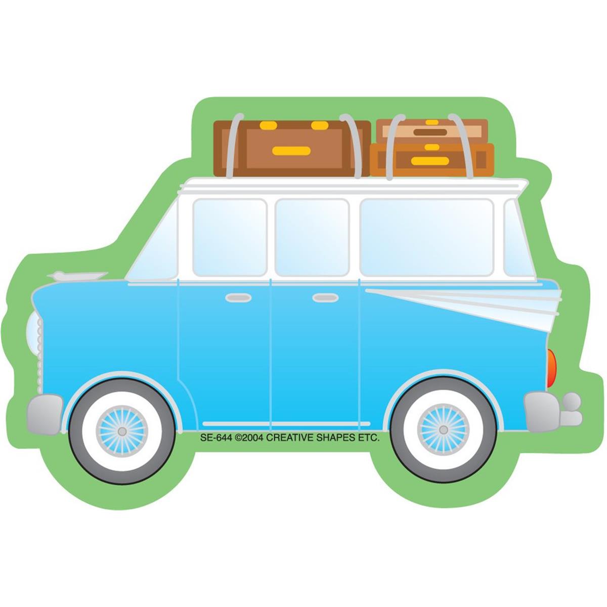 SE-0644 4.5 x 4 in. Mini Notepad, Retro Car - 35 Sheets per Pack