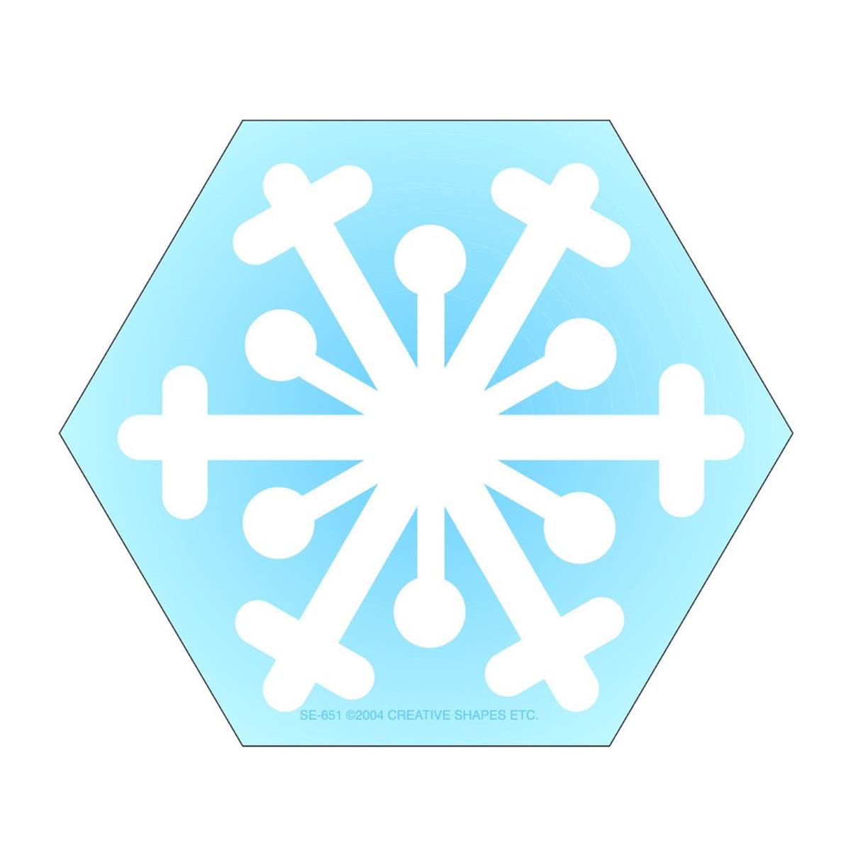 SE-0651 4.5 x 4 in. Mini Notepad, Snowflake - 35 Sheets per Pack