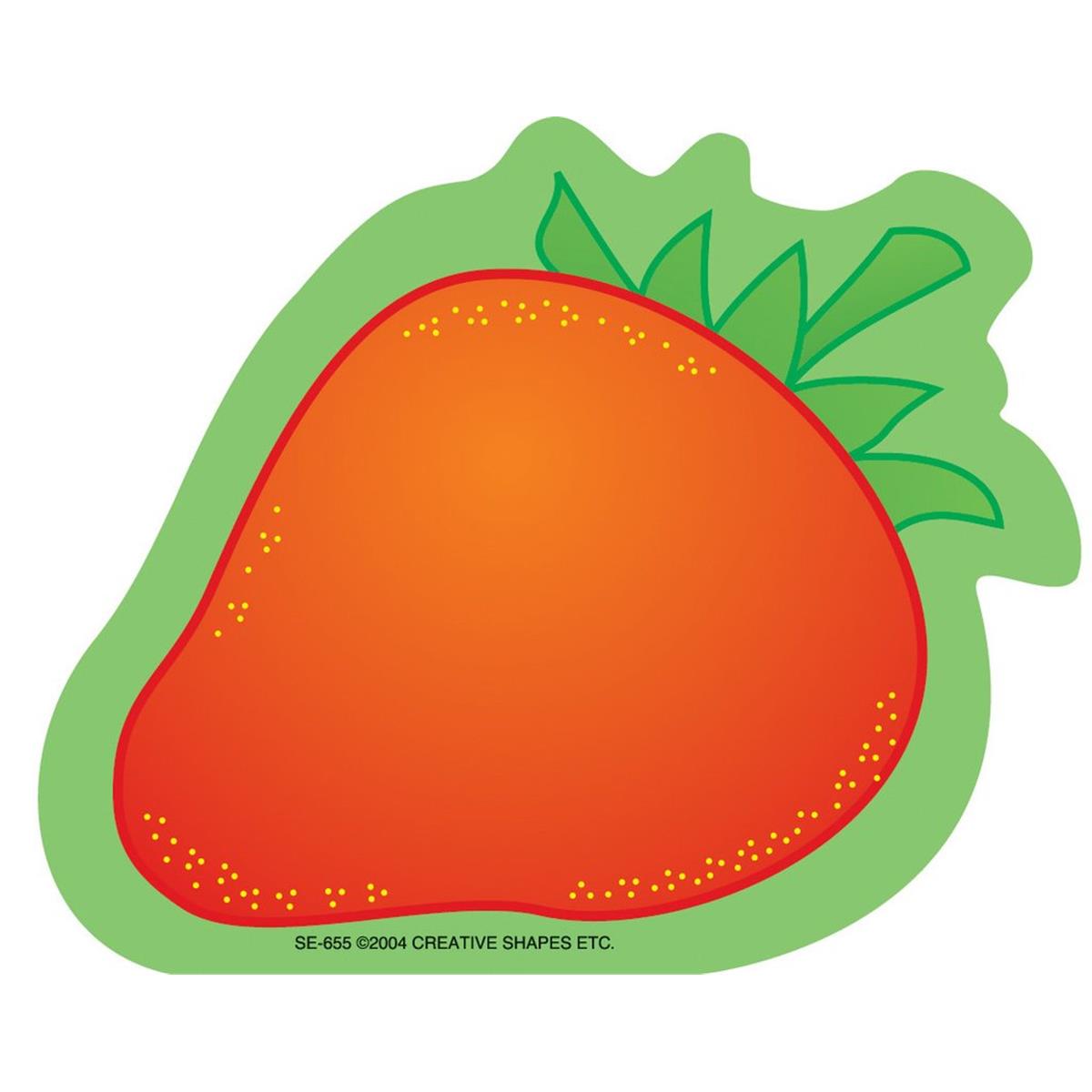 SE-0655 4.5 x 4 in. Mini Notepad, Strawberry - 35 Sheets per Pack