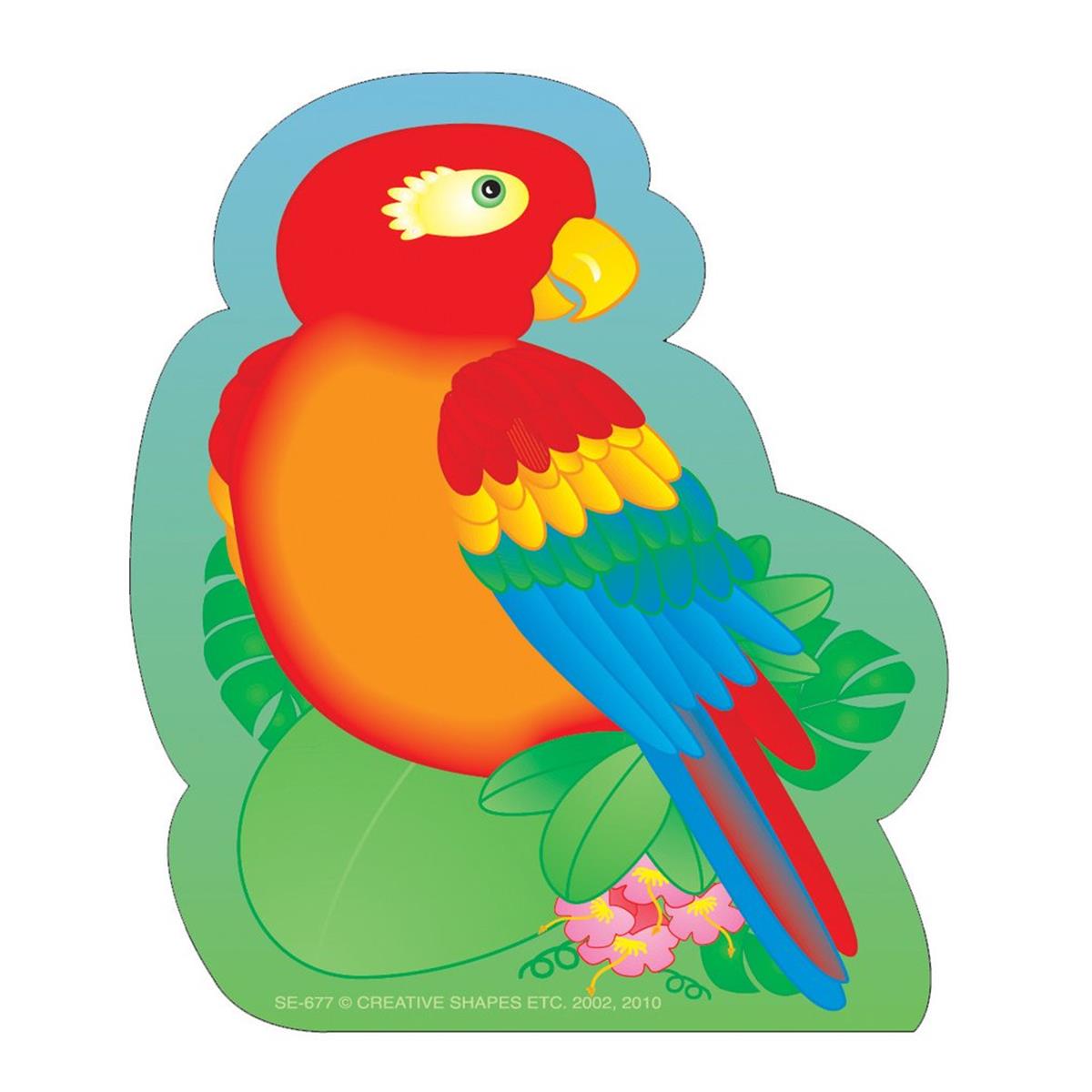 SE-0677 4.5 x 4 in. Mini Notepad, Parrot - 35 Sheets per Pack
