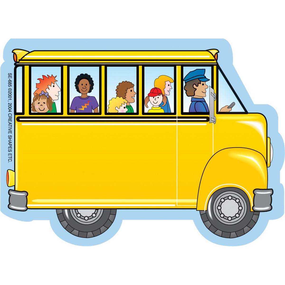SE-0685 4.5 x 4 in. Mini Notepad, Bus with Kids - 35 Sheets per Pack
