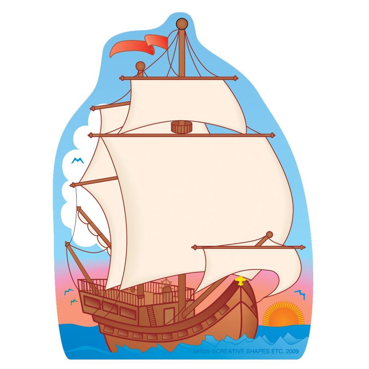 SE-0689 4.5 x 4 in. Mini Notepad, Ship - 35 Sheets per Pack