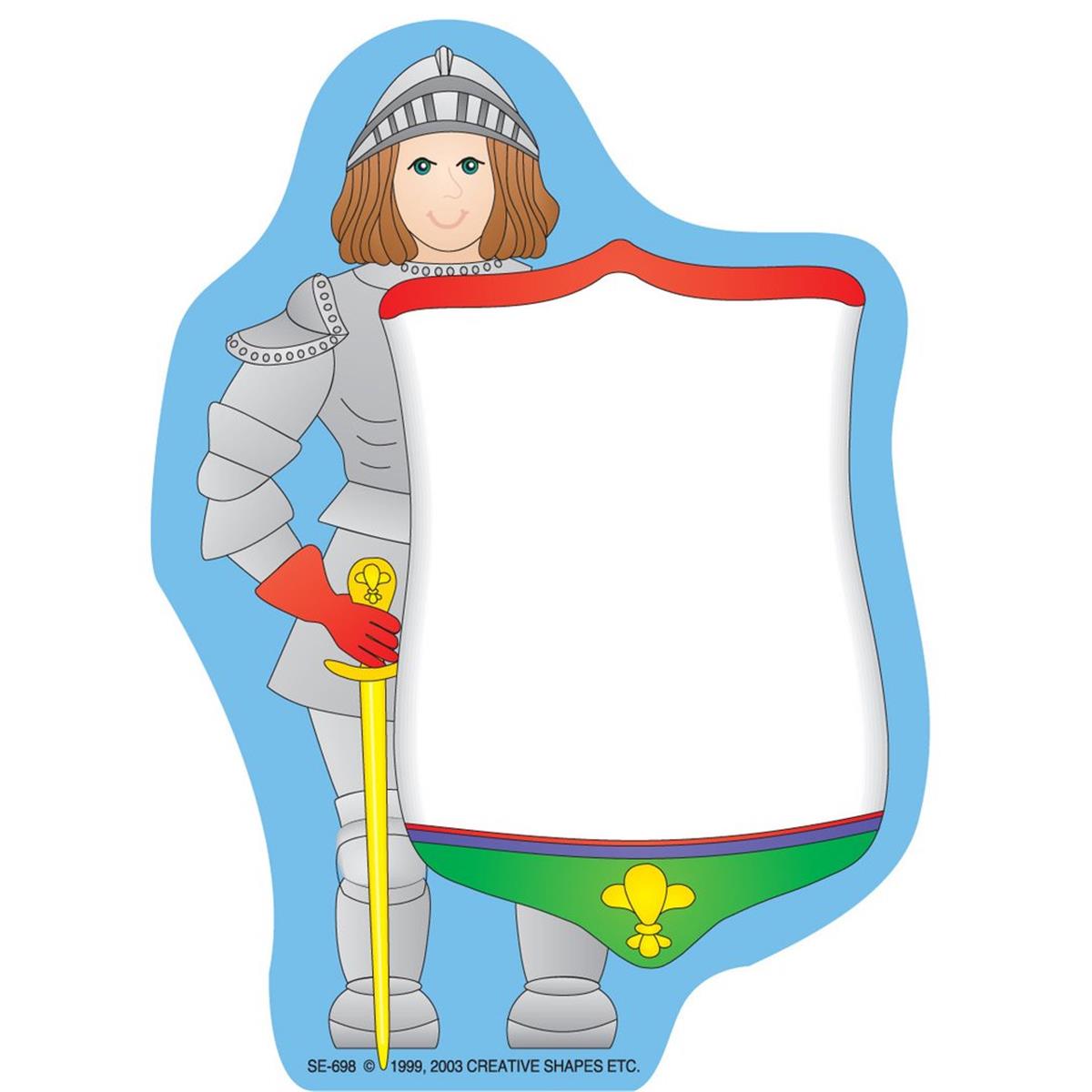 SE-0698 4.5 x 4 in. Mini Notepad, Knight - 35 Sheets per Pack
